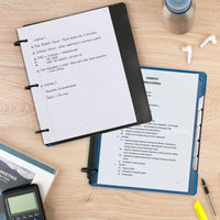 Five Star Flex Refillable Hybrid NoteBinder + Study App, College Ruled Paper, 1