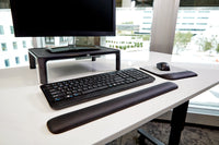 3M Gel Wrist Rest for Keyboards, Soothing 3M Gel Technology and Satin Smooth Cover for All Day Comfort and Support, Durable and Easy to Clean, 19