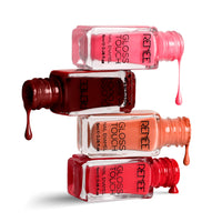 Renee Very Matte - Pack Of 4 Matte Lipsticks & Madness Ph Lipstick 3Gm Lipstick With Glossy Pink Payoff-Long Lasting Nourishment, Enriched With Vitamin E & Renee Gloss Touch Nail Paint, Set Of 4