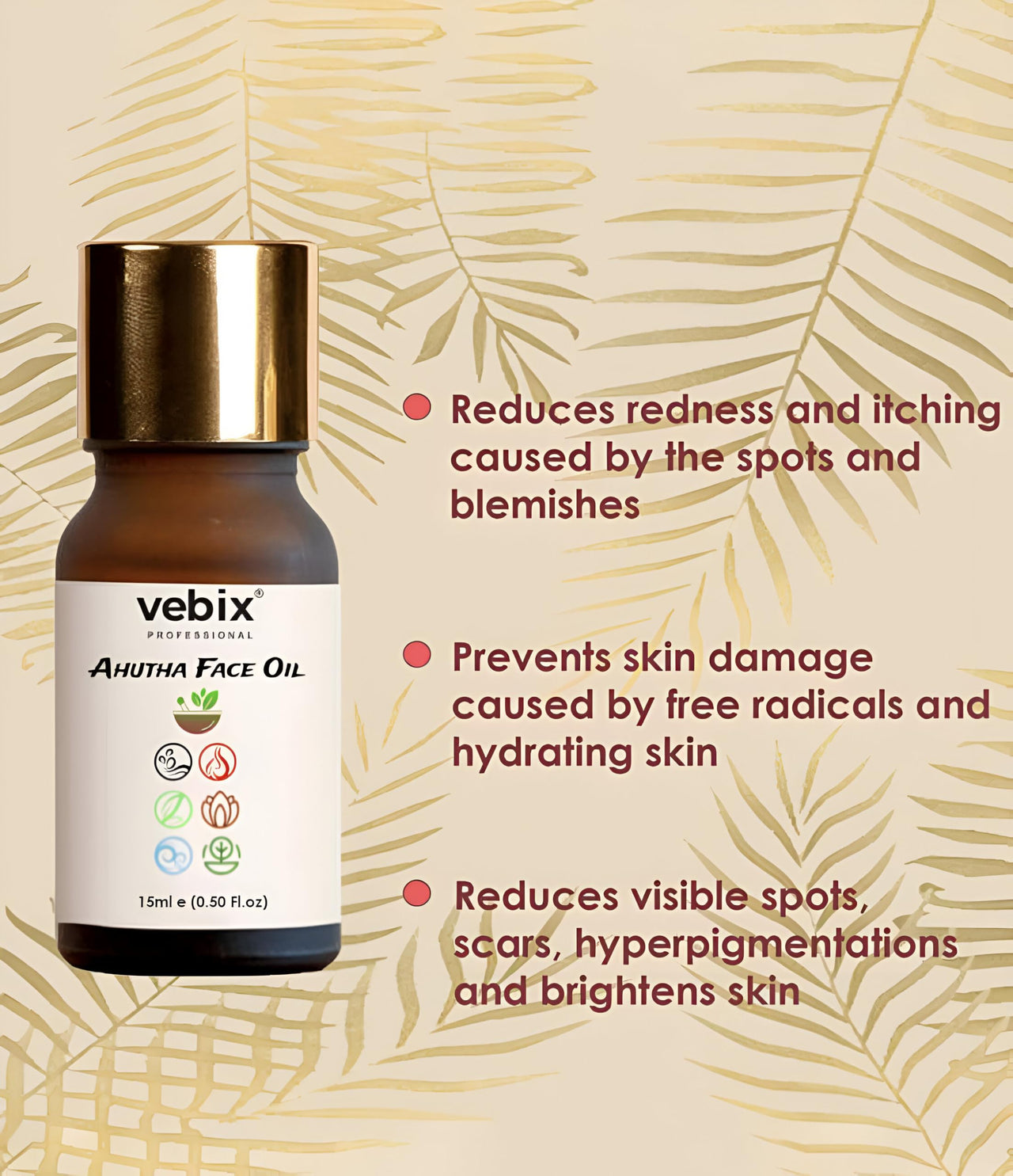 Vebix Professional Customised HairCare Set | 4 Ayurvedic Products Kit | For All Hair | Anti HairFall Oil Neem, Lotus AntiHairfall Shampoo, Face Glowing Serum, Hair Growth Serum