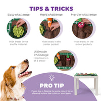 Outward Hound Nina Ottosson Activity Matz Garden Game Plush Dog Puzzle Mat Dog Enrichment Dog Toy, Level 2 Intermediate, Multicolored Level 2 (Intermediate) Level 2 (Intermediate)