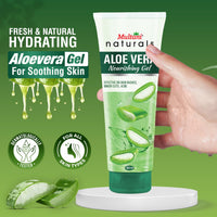 Multani Naturals Aloe Vera Nourising Gel (150ml) For Face & Hair | Hydrating, Moisturizing, Soothing Skin | Multipurpose Gel | Paraben Free