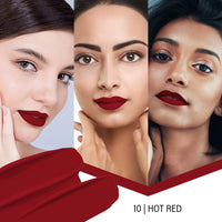 COLORS QUEEN Lipstick Bridal Maroon & Hot Red (Matte)