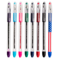 Pentel RSVP Ballpoint Pen, Fine Line, (0.7mm), Red Ink (BK90BP5B) (Pack of 1, 5 Count Total) 5 Count (Pack of 1)