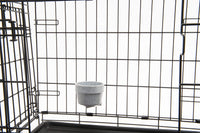 Lixit Quick Lock Removable Dog Kennel Bowls for Wire and Soft Sided Crates (10oz Wire Crate, Granite) 10oz Wire Crate