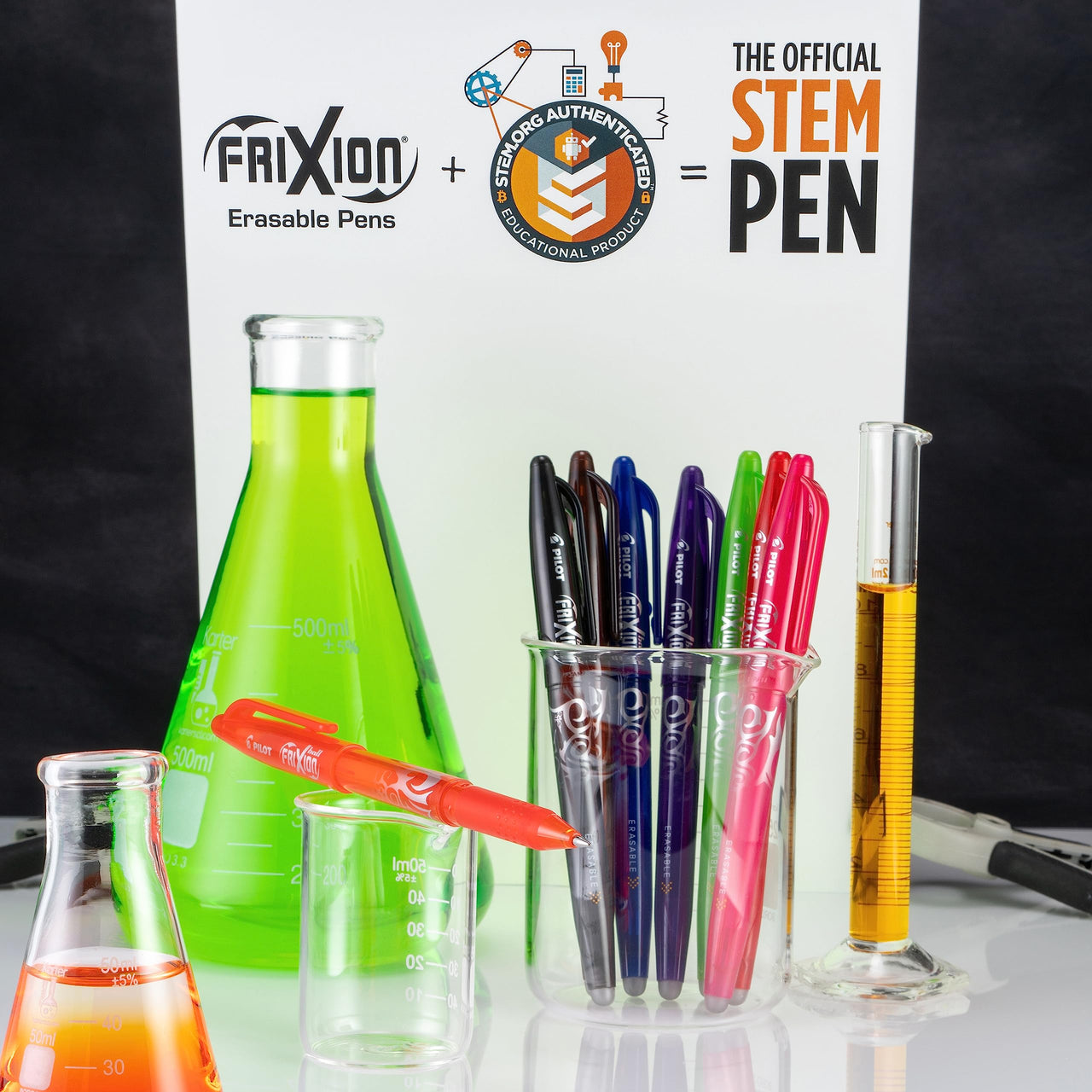 PILOT FriXion Ball Erasable & Refillable Gel Ink Stick Pens, Fine Point, Blue Ink, 14-Pack
