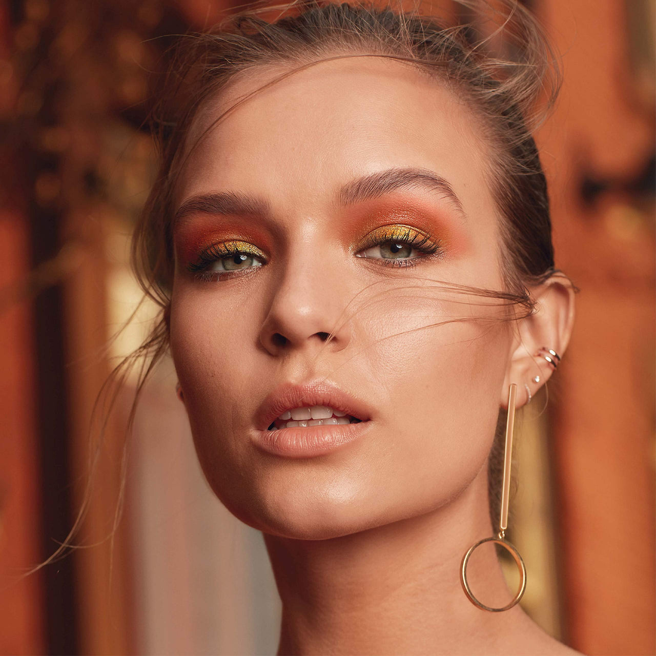Maybelline New York Eyeshadow Palette, 6 Highly Blendable Shades, Sheer Finish, City Mini Palette, Brooklyn Orange, 6.4g