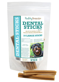 Healthy Breeds Rottweiler Dental Sticks Large 10 Count Large 10 Ct