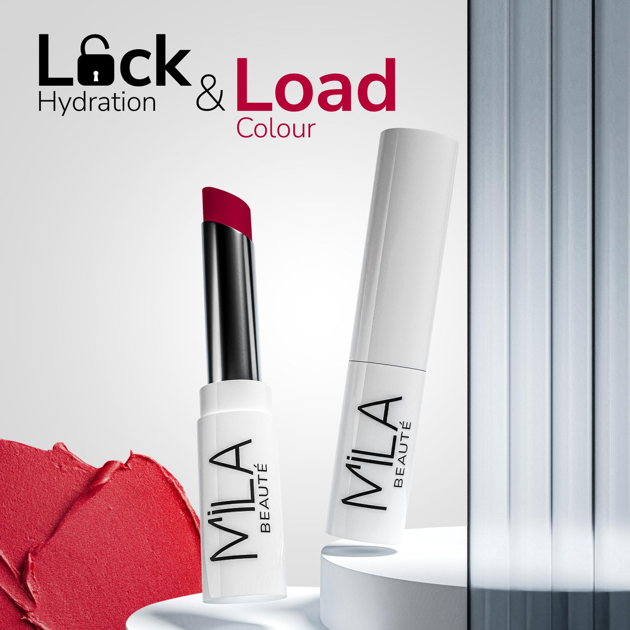 Mila Beauté 24 Hrs Locked In Lips Transfer Proof Lipstick | Enriched With Mango Seed Butter & Hyaluronic Acid | Transfer Proof Formula with Velvety Texture | Smudge Proof & Highly Pigmented | Shade - (Nude Brown, 3.2 g)