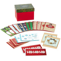 Hallmark Boxed Handmade Christmas Cards Assortment (Set of 20 Special Holiday Greeting Cards and Envelopes) (1XPX5639)