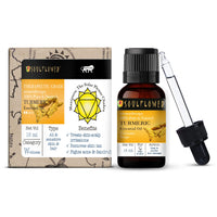 Soulflower Turmeric Essential Oil, 15ml | Skin Acne, Healthy Hair, Scalp, Aromatherapy | 100% Pure, Natural & Undiluted Premium Essential Oil