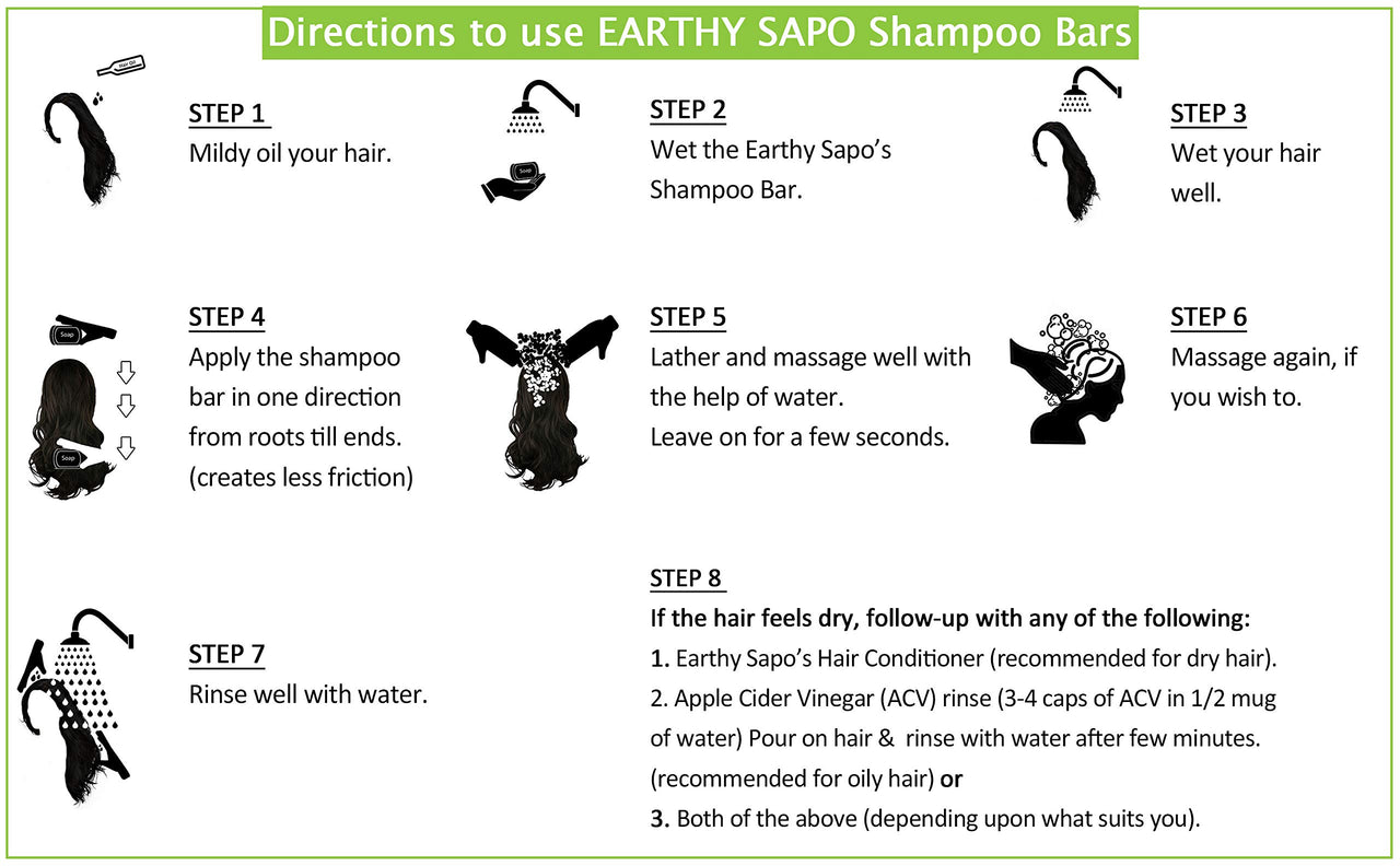 Earthy Sapo Shikakai & Multani Shampoo Bar for Oily Hair (100g, Pack of 1) | Handmade Ayurvedic Hair Care | Vegan, Chemical-Free, Eco-Friendly | With Shikakai & Multani Mitti
