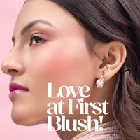 Hilary Rhoda Blush Rush | Highly Pigmented | Silky Smooth Texture | Available in 6 Shades | Matte Finish | Buildable Coverage | Blends Easily & Glides on Smoothly - 6g (Peach Lilly | Shade 01)