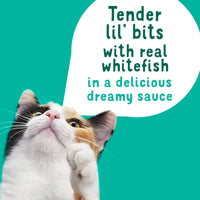 Purina Friskies Cat Food Complement, Lil’ Slurprises With Surimi Whitefish Lickable Cat Treats - (Pack of 16) 1.2 oz. Pouches
