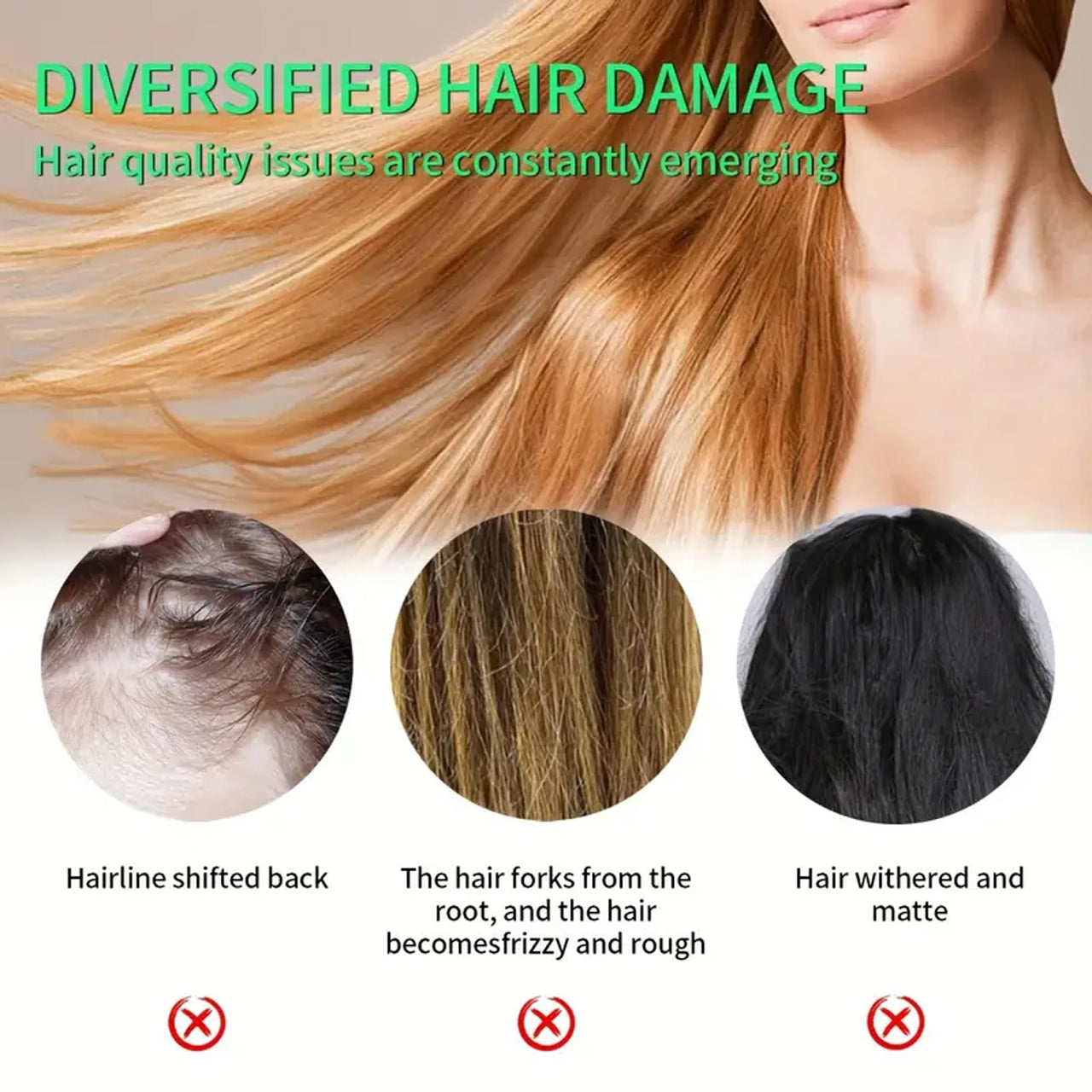 TryOnes Professional Hair Serum for Frizzy Hair||Serum for Women & Men||All Hair Types for Frizz-free, Smooth & Glossy Hair||Caviar Hair Serum_30ML