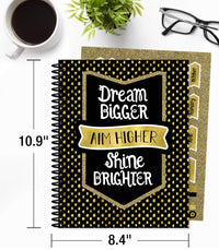 Carson Dellosa Sparkle and Shine Academic Teacher Planner—Undated Weekly/Monthly Plan Book, Lesson Planner and Record Organizer for Classroom or Homeschool (8.4