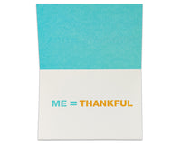 American Greetings Funny Thank You Card (You Equal Awesome)