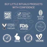 Little Rituals COCONUT BABY MASSAGE OIL Certified Organic, Wood Cold-Pressed for Skin and Hair with SWISS Plant Actives - 200 ml. Dermatologist Tested by Pediatrics, Mild & Gentle & Safe