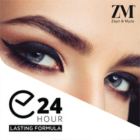 ZM Blink It Black Kajal and Eyeliner long lasting, Smudge proof, Waterproof - Combo (Black, 3.5
