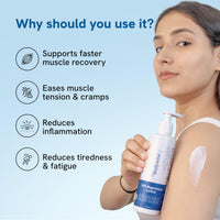 Be Bodywise 10% Magnesium Sleep Body Lotion 200ml | For Muscle Recovery & Relaxation | Infused with Shea Butter & Lavender | Mildly Scented, Lightweight & Non-Greasy Formula
