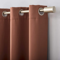 Sun Zero Easton Energy Saving Blackout Grommet Curtain Panel, 40