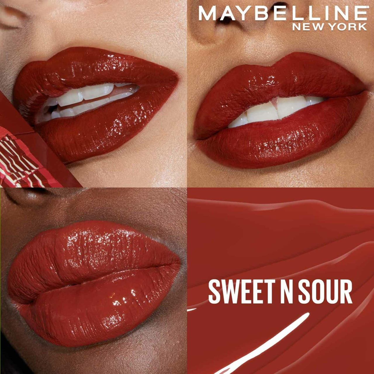 Maybelline New York Superstay Vinyl Ink - Longwear Shine Lip Color, Sweet n Sour, 4.2ml