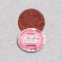 Nat Habit Lip Scrub, Strawberry Crush Lip Mura, Lip Mask For Baby Pink Lips, Discoloration, & Dark Lips Lip Care, Chemical & Preservatives Free (Pack of 1, 20 gm)