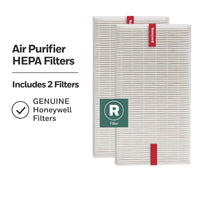 Honeywell HEPA Air Purifier Filter R, 2-Pack for HPA 100/200/300 and 5000 Series - Airborne Allergen Air Filter Targets Wildfire/Smoke, Pollen, Pet Dander, and Dust 2 pack