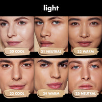 e.l.f. Soft Glam Liquid Foundation, Medium Coverage, Long-Lasting & Buildable Foundation For A Smooth, Satin Finish, Vegan & Cruelty-Free, 20 Light Cool
