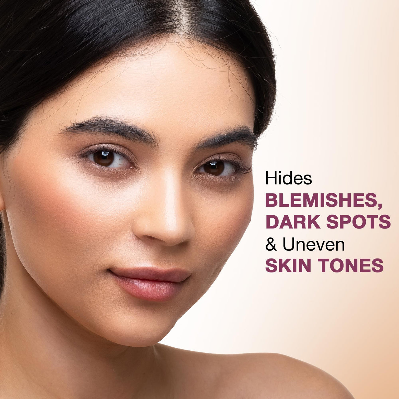 Hilary Rhoda Perfect Skin Cream Foundation | Buildable Coverage & Lightweight | Waterproof & Matte Finish | Blendable Foundation - 8.5g (Nude - Shade 04)