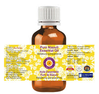 Deve Herbes Niaouli Essential Oil (Melaleuca quinquenervia) Pure | Non-Sticky | Non-greasy | Lightweight | Men & Women | All Skin Types | Steam Distilled 10ml