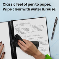 Rocketbook Core Reusable Smart Notebook | Innovative, Eco-Friendly, Digitally Connected Notebook with Cloud Sharing Capabilities | Dotted, 8.5