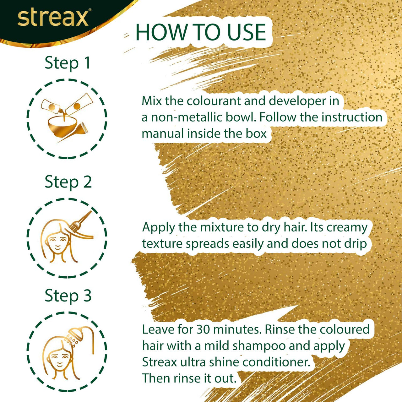 Streax Cream Hair Color for Unisex, 120ml - 9.1 Rich Platinum (Pack of 4)
