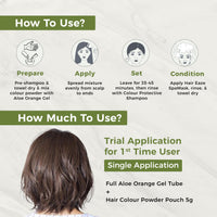 INDUS VALLEY Damage Free Natural Gel Hair Colour for Women | Ammonia & PPD Free Organic Hair Colour with 100% Grey Coverage, Long Lasting Hair Color Trial Pack (Light Brown, 65 ml)