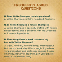Dabur Vatika Ayurvedic Shampoo - 1L | Damage Therapy | With Power of 10 ingredients for solving 10 hair problems| No Parabens | For all hair types