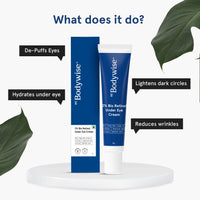 Be Bodywise 2% Bio Retinol Under Eye Cream 15g | With 2% Bio Retinol, 1% Niacinamide & 2% Kakadu Plum | Helps to Reduce Dark Circles, Fine Lines & Wrinkles, Puffed Eyes