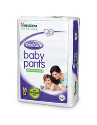 Himalaya Baby Powder, 700g & Himalaya Total Care Baby Pants Diapers, Medium, 54 Count
