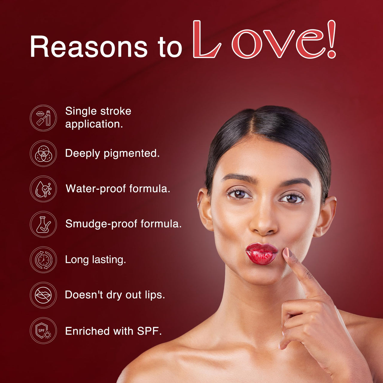 Nourish Mantra Bold Rush Creamy Matte Liquid lipstick combo with SPF 15 Set of 4(1.2ml Each) | Mini Lipstick |red lipsticks | Water Proof | Smudge Proof | transfer Proof | Long Lasting | for all Skin tones