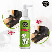Wagging Tails Wound Care Spray for Dogs & Cats- 100ml | Promotes Healing, Soothes Skin, & Helps Protect Against Infections | Suitable for Cuts, Scratches, Surgical Wounds, Abscesses & Abrasions