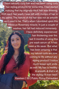 The Nature Mill Hibiscus Rosemary Hair Serum Oil. For stronger hair. 100ml (Coconut Peppermint)