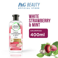 Herbal Essences White Strawberry & Sweet Mint SHAMPOO(400ML) and Strawberry Conditioner, 240ML- Clean and Voluminous Hair. No Parabens, Colourants, Glutens.PETA Cruelty Free Certified