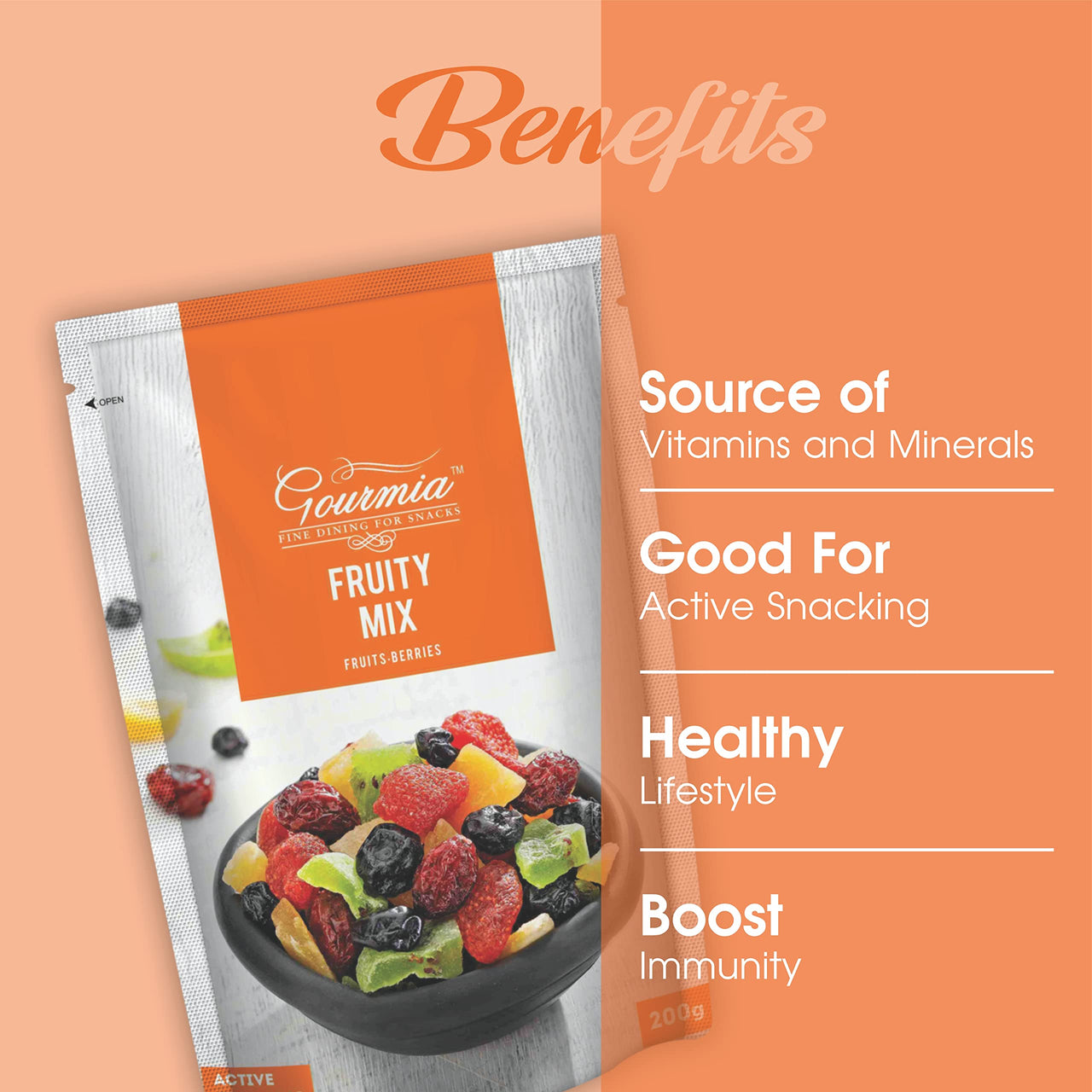 Gourmia Fruity Mix (Fruits & Berries) 200g