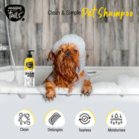 Wagging Tails Slick & Shine 5-In-1 Pet Shampoo-200 Milliliter Deodorize & Moisturise The Skin|Remove Dirt Help To Repair Damaged Hair Anti-Itching & Anti-Dandruff Deep Cleanser All Breed Dog & Cat