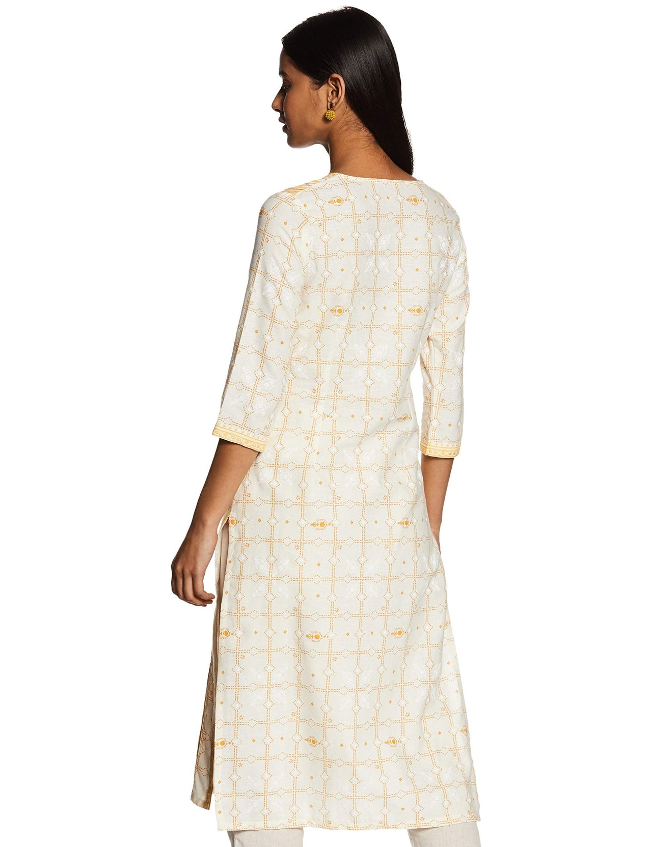 W for Woman Women's  Cotton Straight Kurta