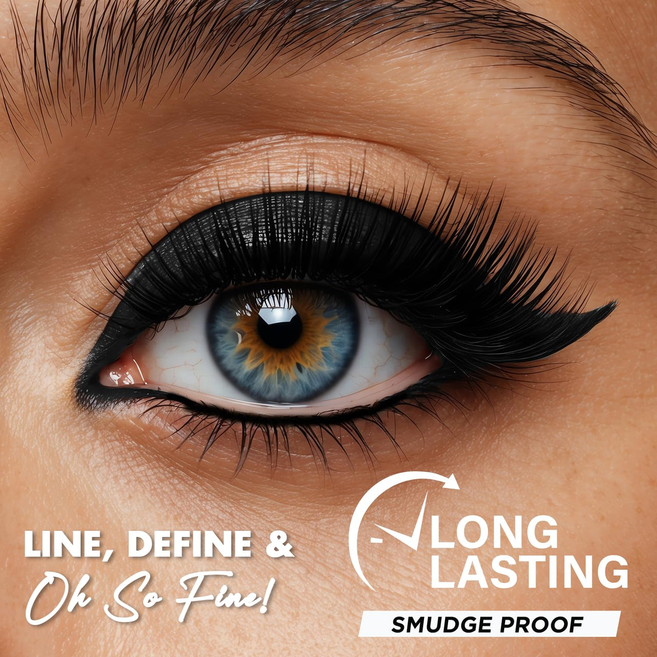 Jaquline USA Pro Stroke Intense Gel Matte Kajal And Sharpener 1.2Gm | Waterproof, Smudgeproof & Fadeproof | Longlasting | Super Black Kajal | With Free Sharpener | Nourished With Castor Oil