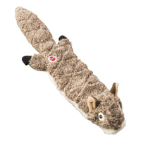 SPOT Ethical Pets Squirrel Mini Skinneeez Extreme Stuffingless Quilted Dog Toy, 14