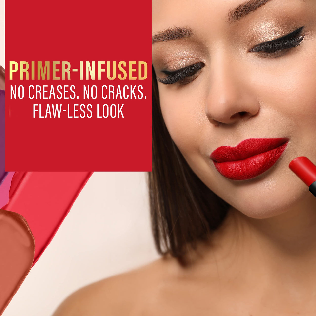 FACESCANADA Long Stay 3-In-1 Matte Lipstick - Sinful Peach 05, 2 Gm