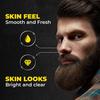 Beardo Ultraglow Facewash (50ml) & Face Cream (60gm) Facewash that Enhances & Balances Skin Tone Aloe Vera, Vitamin E | Set of 2