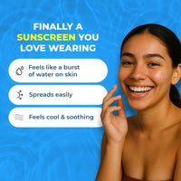 THE SOLVED SKIN Clear Protect SPF 50+ PA++++ Sunscreen for Acne Prone Skin with Advanced Encapsulated UV Tech |Oily Sensitive Skin | Ultra-Light Cooling Gel | No White Cast Broad Spectrum UVA/UVB 50ml