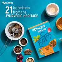 Chaayos God's Chai - Herbal Kangra Kahwa Green Tea - 100Gram [50 Cups]|Whole Leaf Loose Tea|Immunity Boosting|Antioxidant Green Tea|Green Tea|Detox Kahwa
